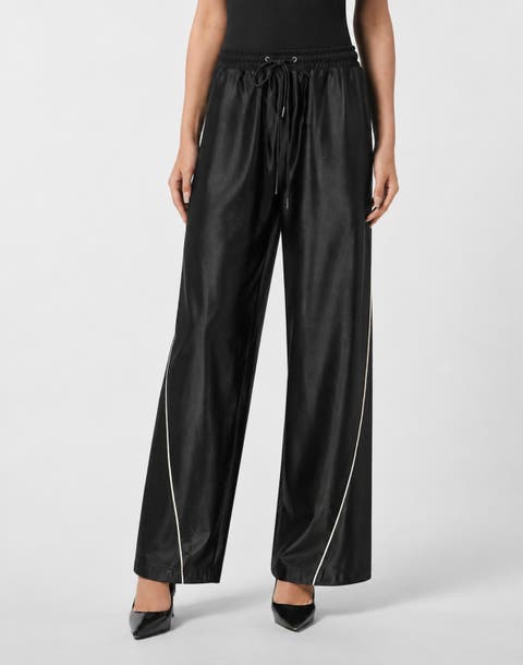 Laminated Tracksuit Pants Women