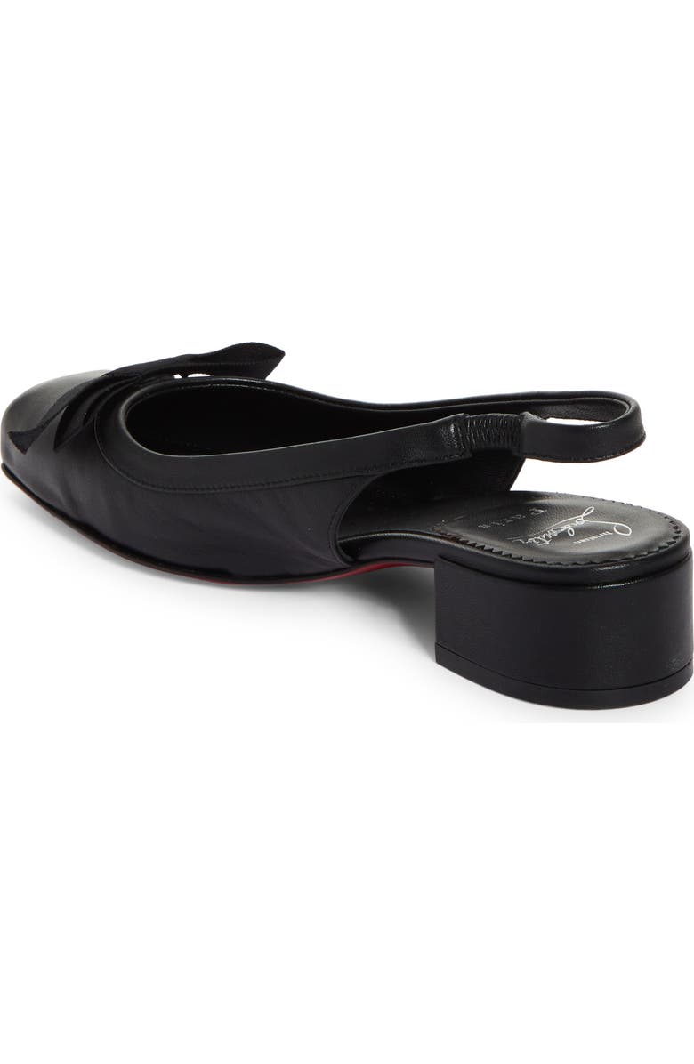 Christian Louboutin Mamaflirt Slingback Pump, Alternate, color, Black