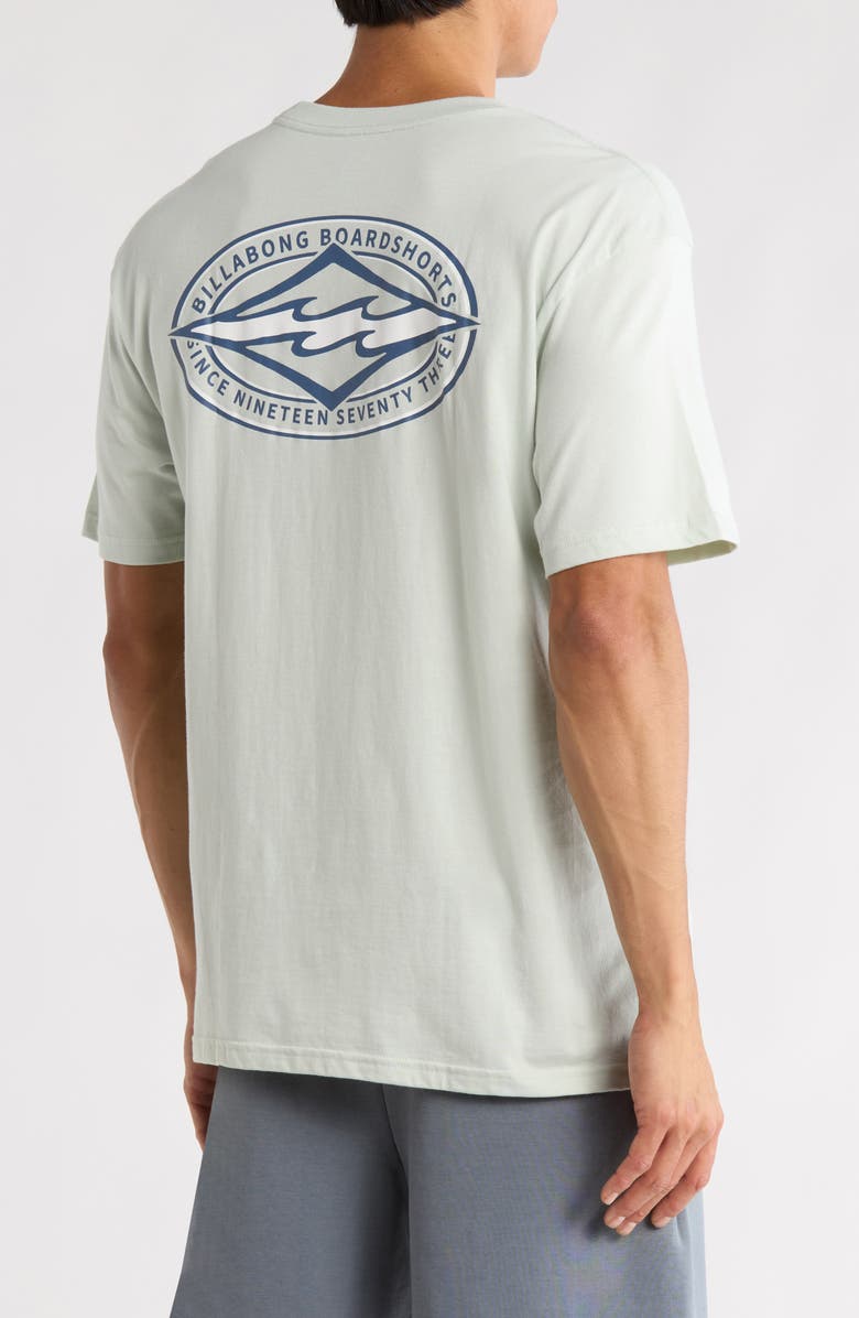 Billabong Diamond Vision Graphic T-Shirt, Alternate, color, Ash Blue