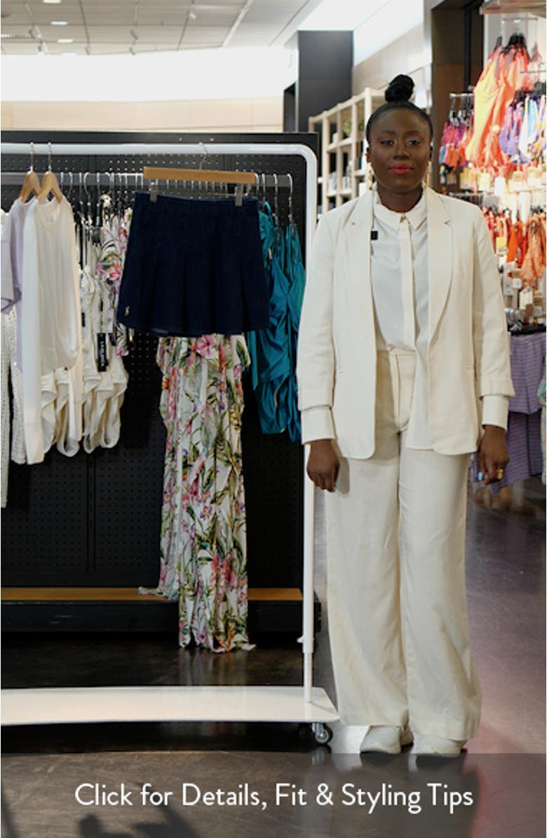 Kids' Pleated Denim Skirt, sales video thumbnail