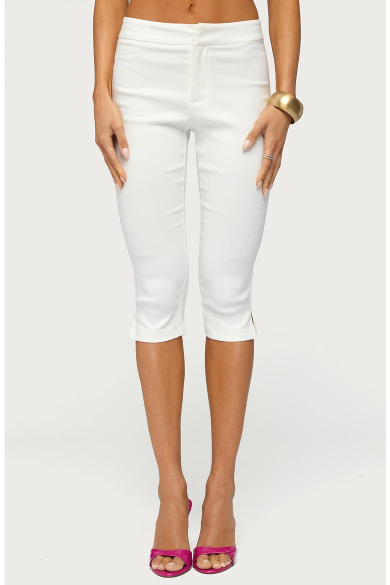 Sarafina Capri Pants, Main, color, WHITE