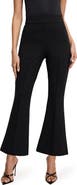 Good American Soft Stretch Kick Flare Ponte Pants