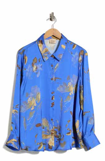 Floral Print Button-Up Shirt