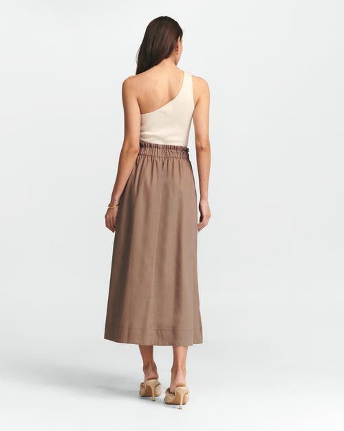 St Mrlo Meli Linen Skirt In Brown