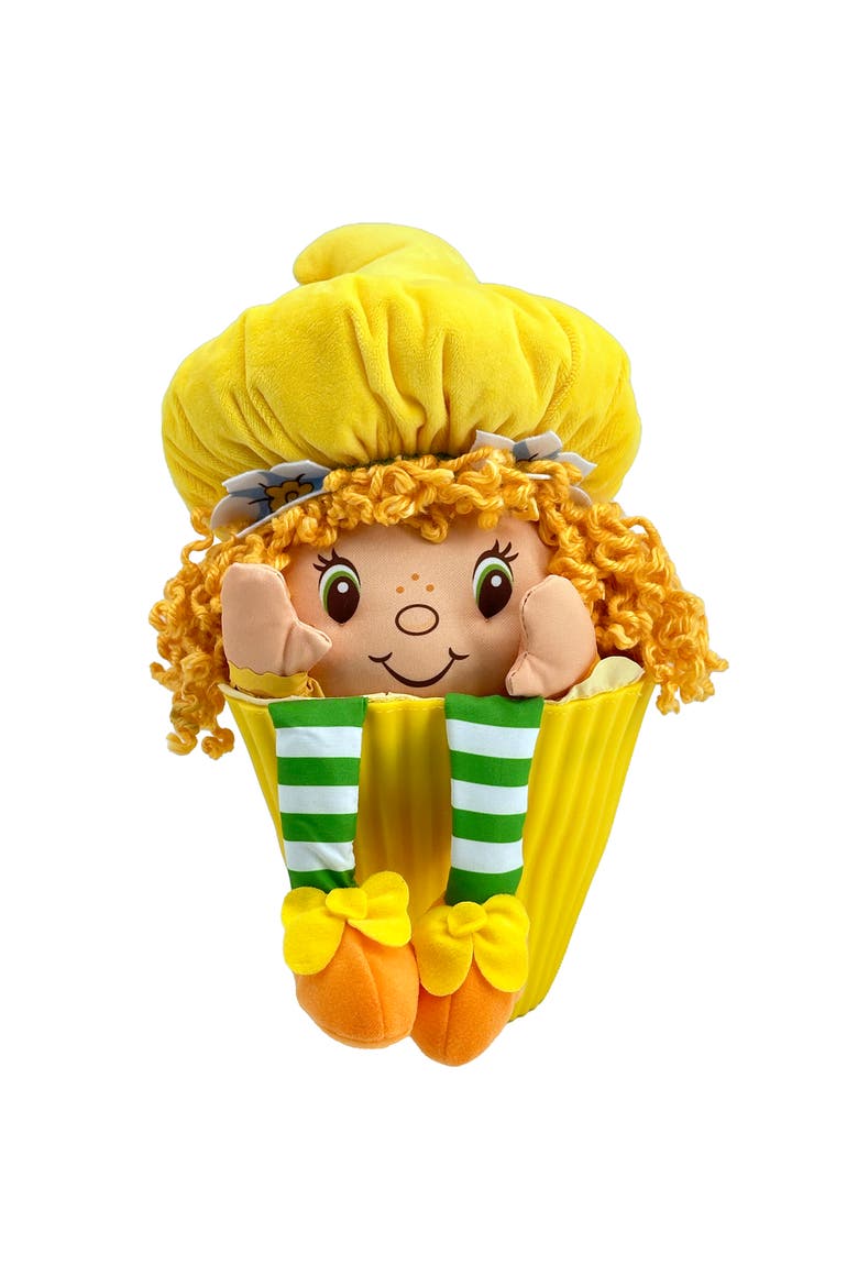 Pop n Flip 15 Inch Lemon Meringue Plush Doll, Alternate, color, Yellow