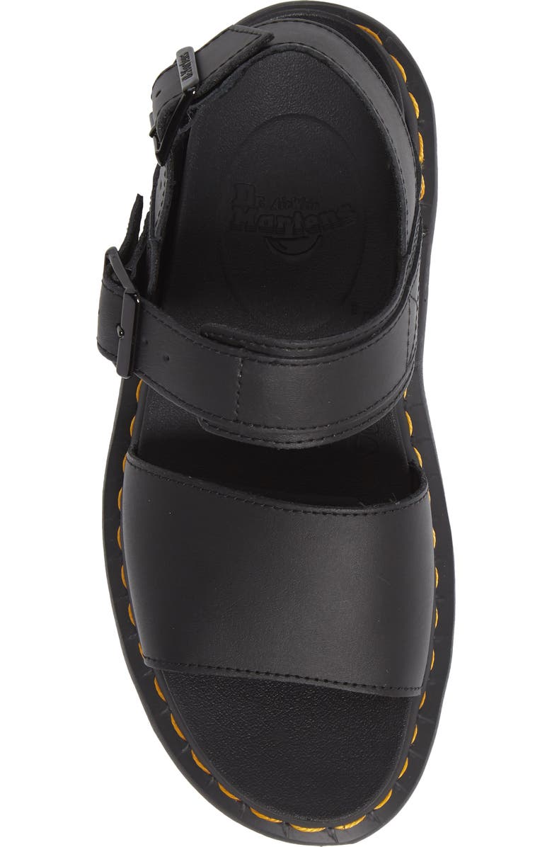 Dr. Martens Voss Quad Hydro Leather Platform Sandal, Alternate, color,