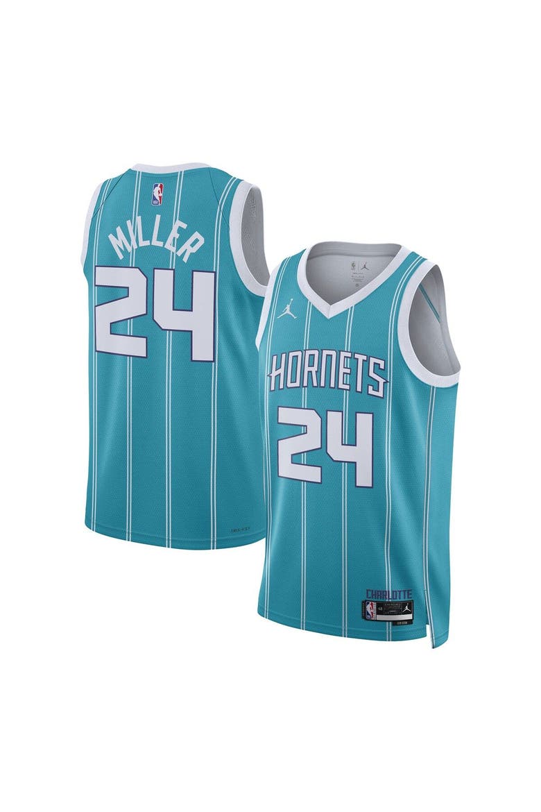 Unisex Nike Brandon Miller Teal Charlotte Hornets NBA Draft Swingman Jersey - Icon Edition, Main, color, Teal