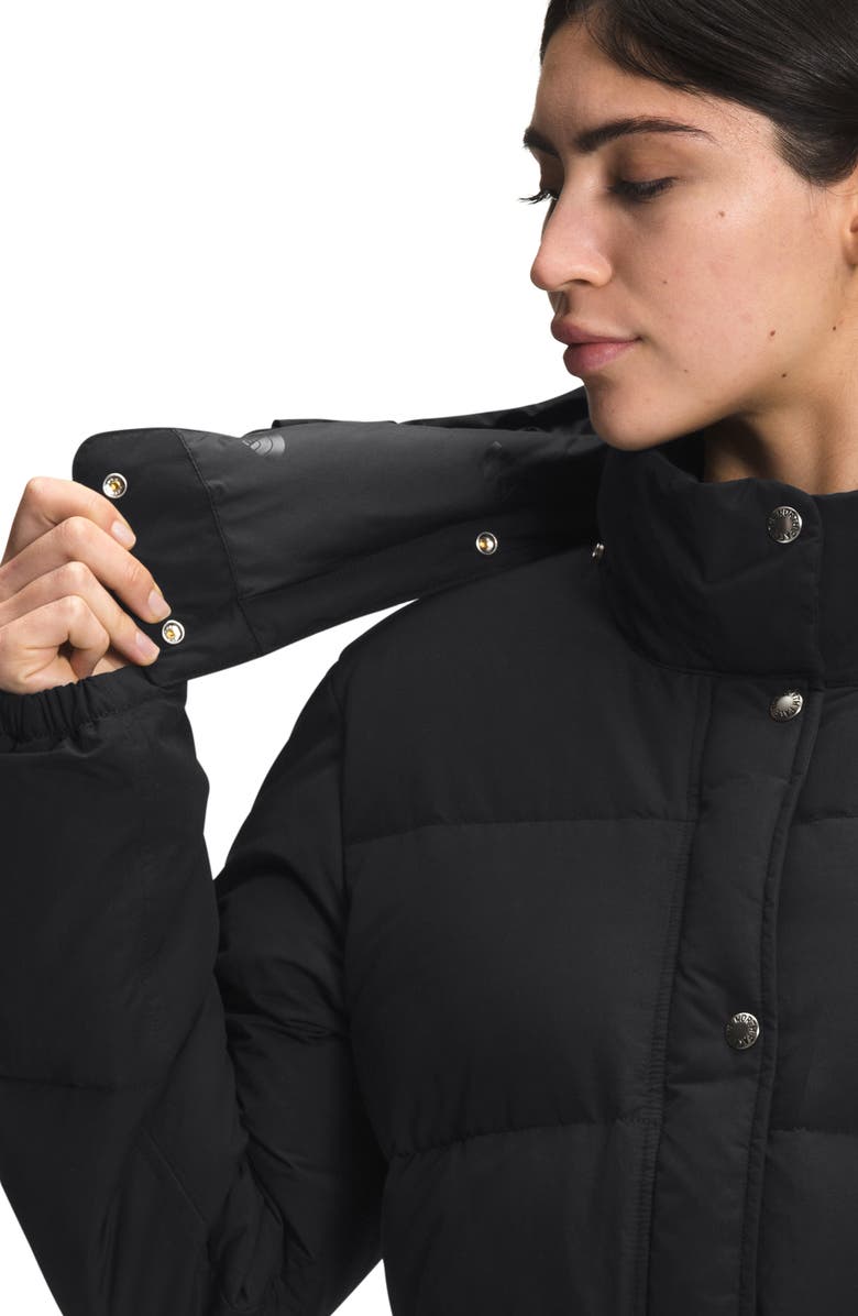 The North Face Sierra Water Repellent 600 Fill Power Down Longline Parka, Alternate, color, 