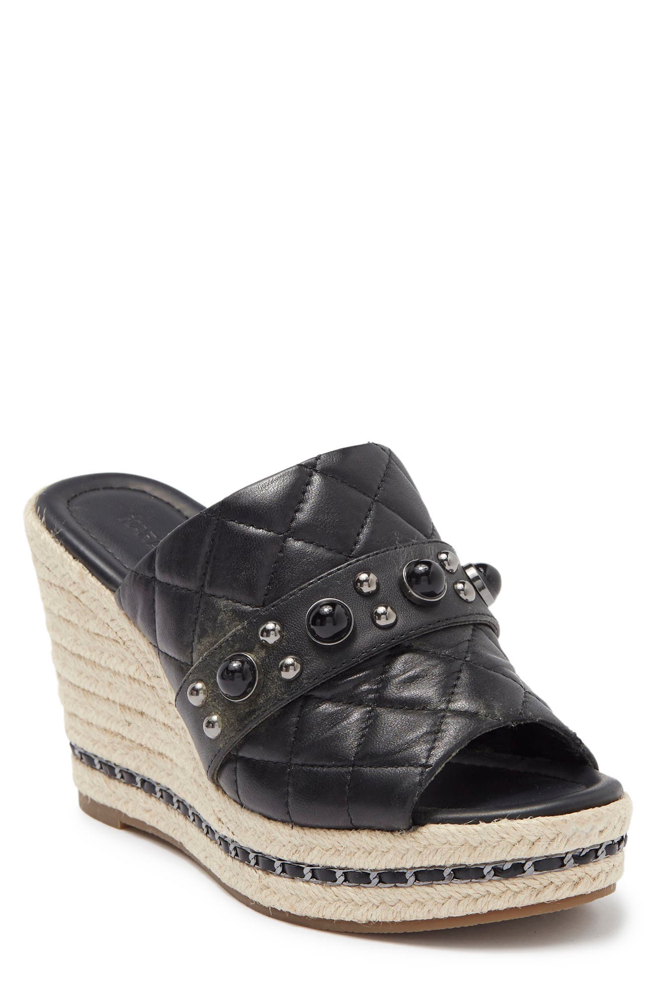 KARL LAGERFELD PARIS Camela Espadrille Wedge Sandal, Main, color, 