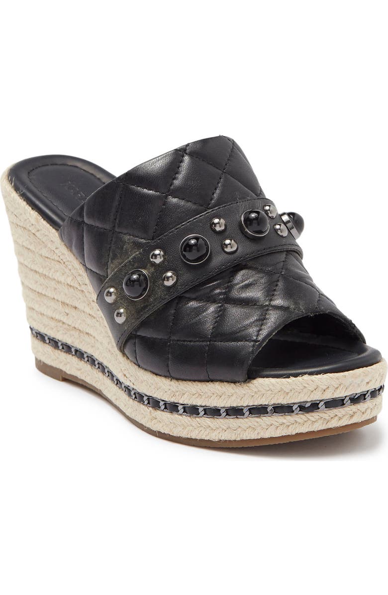 KARL LAGERFELD PARIS Camela Espadrille Wedge Sandal, Main, color,