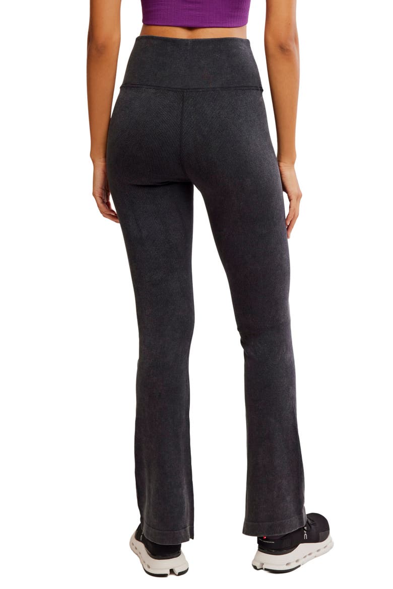 FP Movement Go to Smooth Flare Leggings, Alternate, color, WASHED BLACK