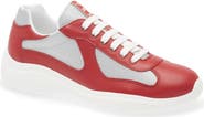 Prada America's Cup Soft Bike Low Top Sneaker