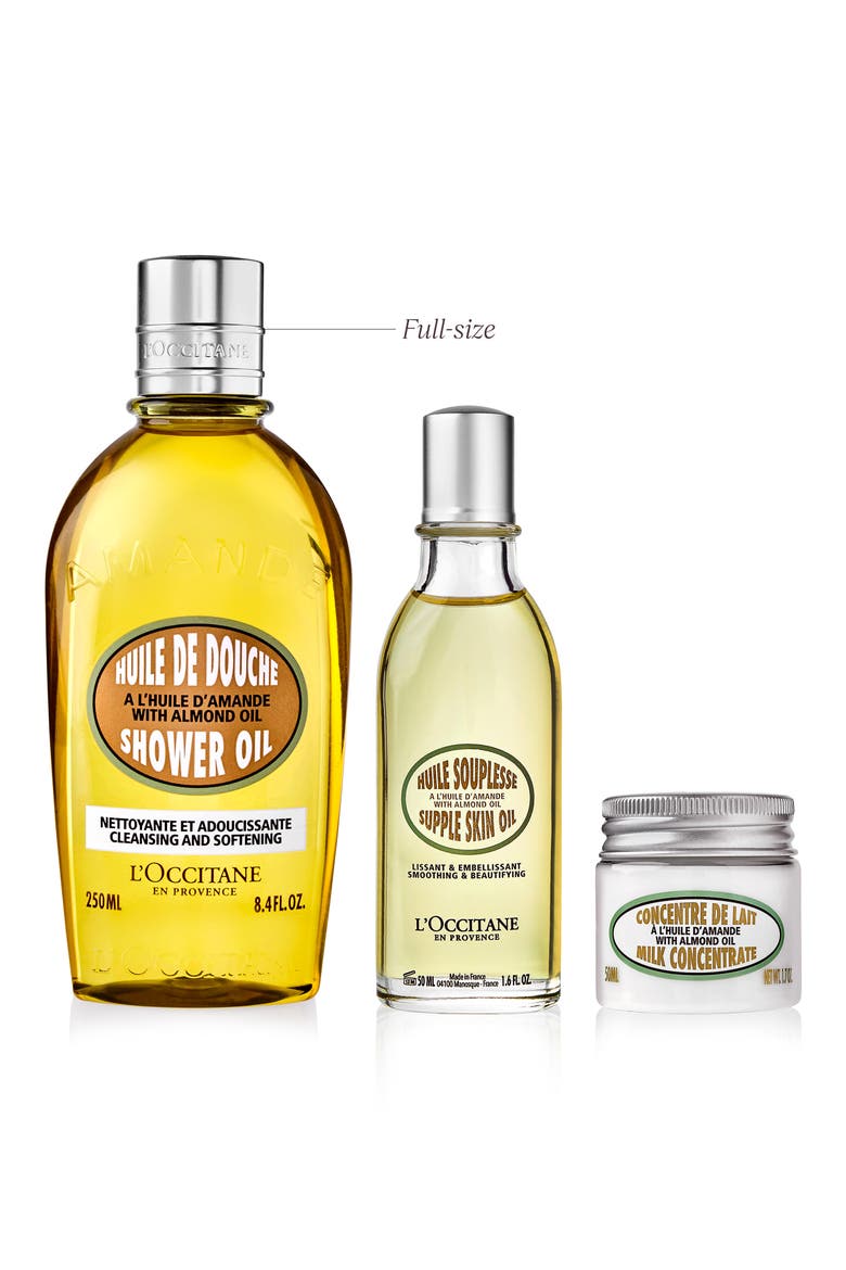 Softening Almond Trio Gift Set $76 Value, Alternate, color, NO COLOR