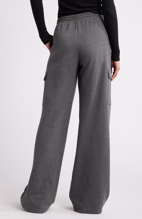Bp. Baggy Wide Leg Cargo Sweatpants In Gray