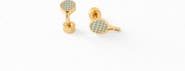 Pip Pop Tennis Racquet Stud Earring