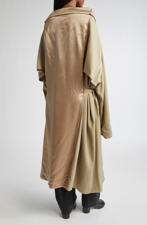 Mm6 Maison Margiela Convertible Trench Coat In Neutral