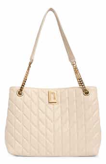 Quilted Leather Tote