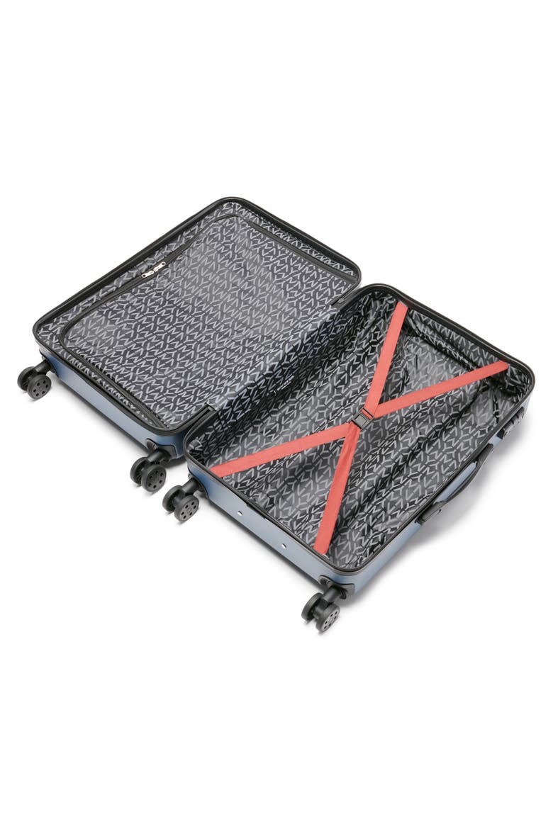 Lotus Upright Suitcase, Alternate, color, Blue Steel
