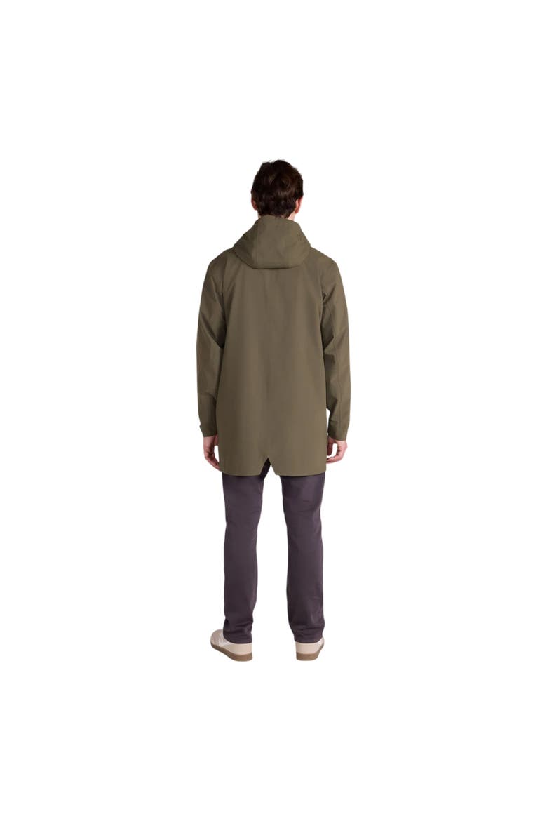 Hyde Long Waterproof Jacket, Alternate, color, Khaki Green