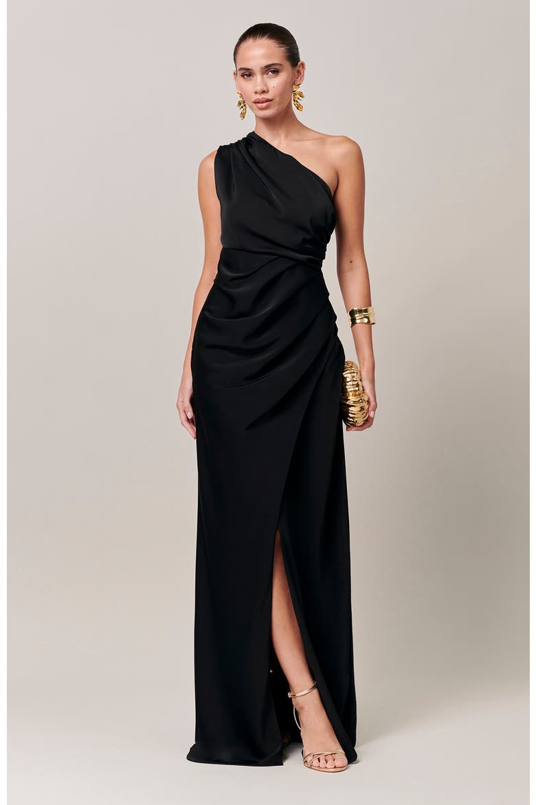 Monica Maxi Dress, Alternate, color, Black