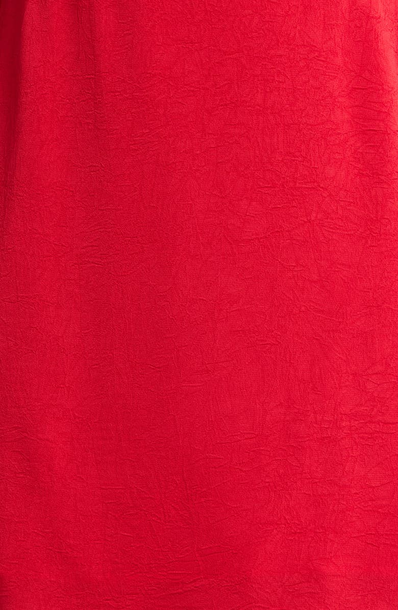 ASTR the Label Draped Asymmetric Neck Dress, Alternate, color, Red