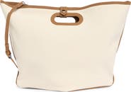 BCBG Canvas Water Repellent Tote Bag with Pouch