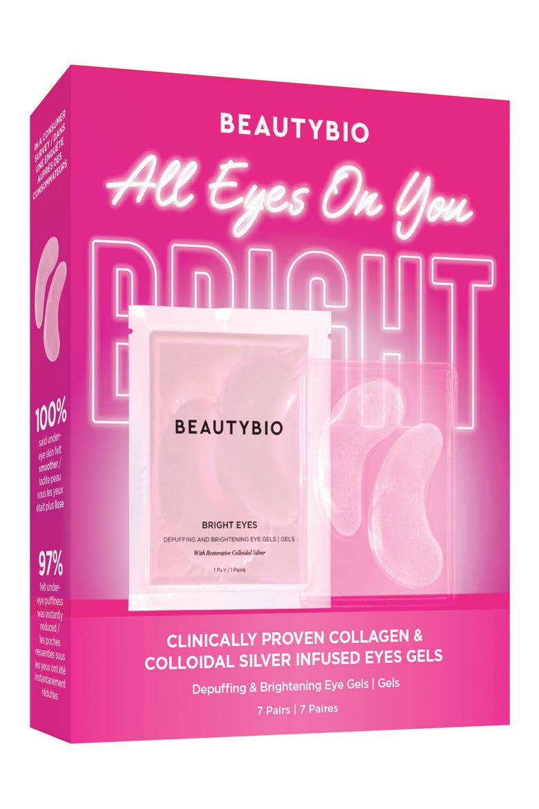 All Eyes On You Bright Eyes Collagen + Colloidal Silver Infused Eye Patches, Alternate, color, NO COLOR