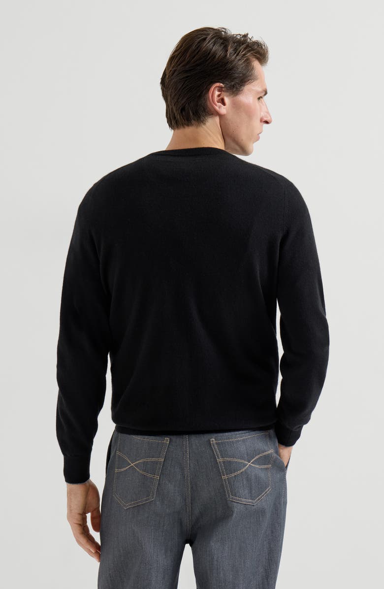 Brunello Cucinelli Cashmere sweater, Alternate, color, Black