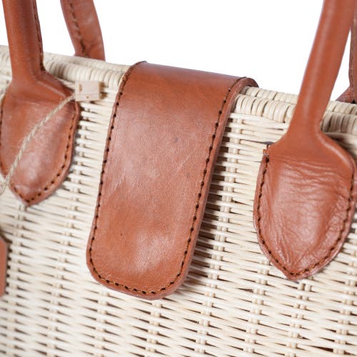 Jelavu Piper Structured Rattan Handbag