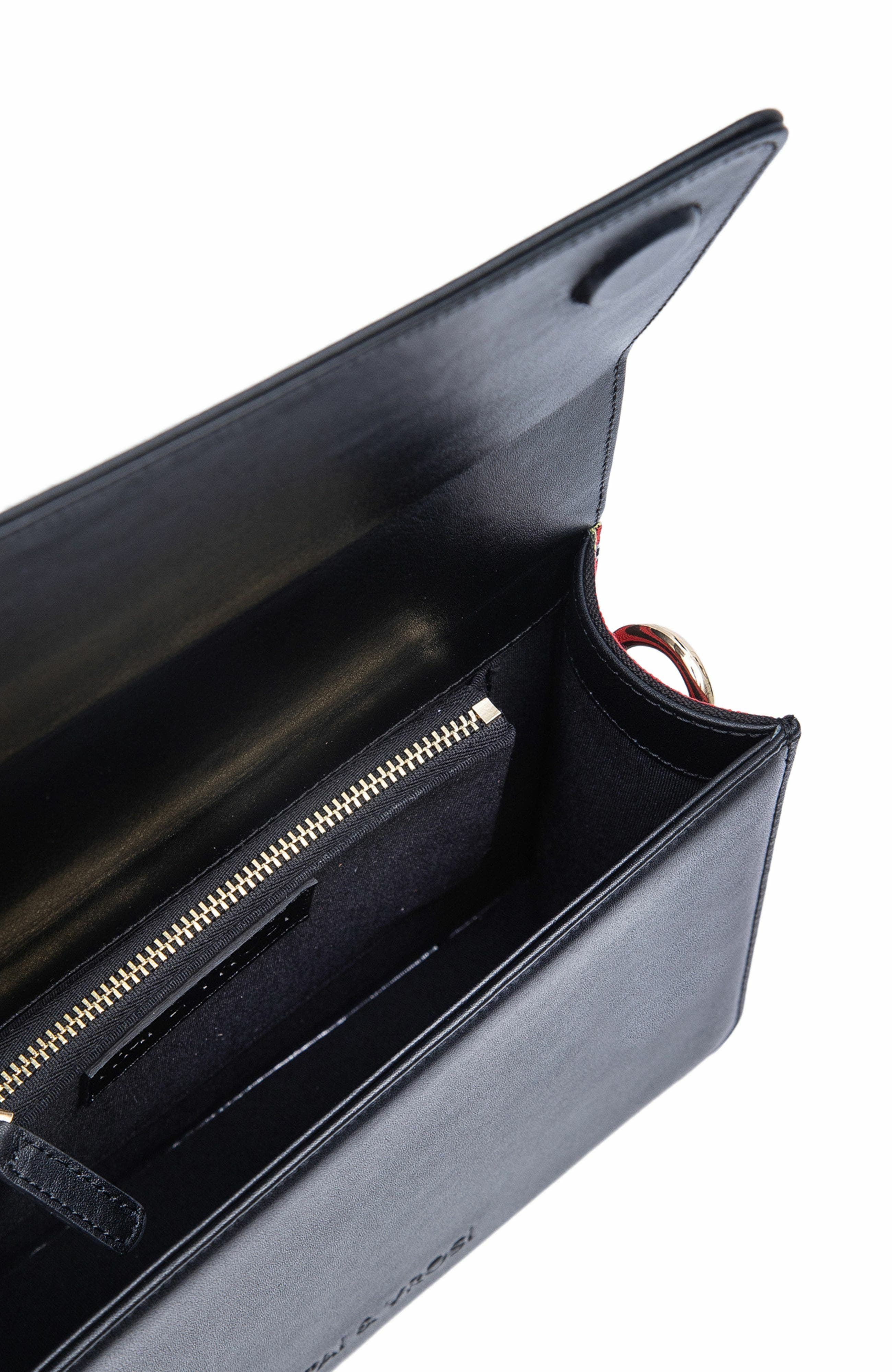 K'ai & Vrosi Leather Structured Crossbody Bag, Alternate, color, 