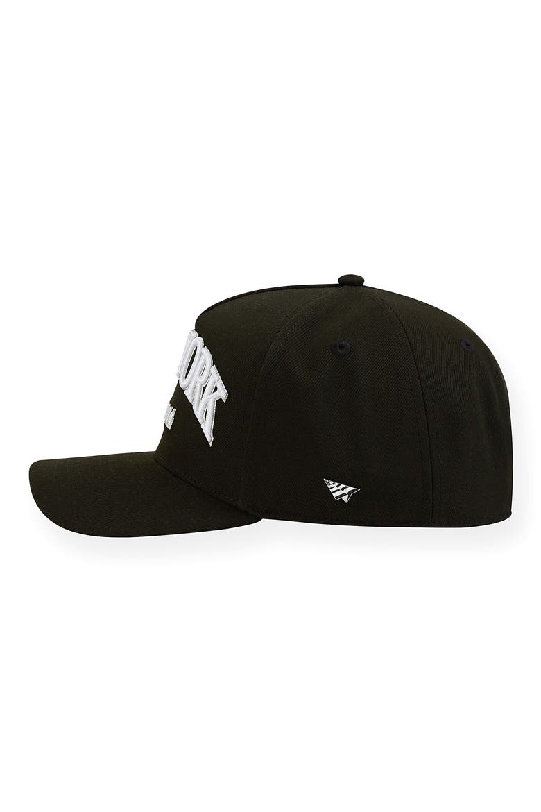 Planes New York A-Frame Snapback Baseball Cap, Alternate, color, BLACK
