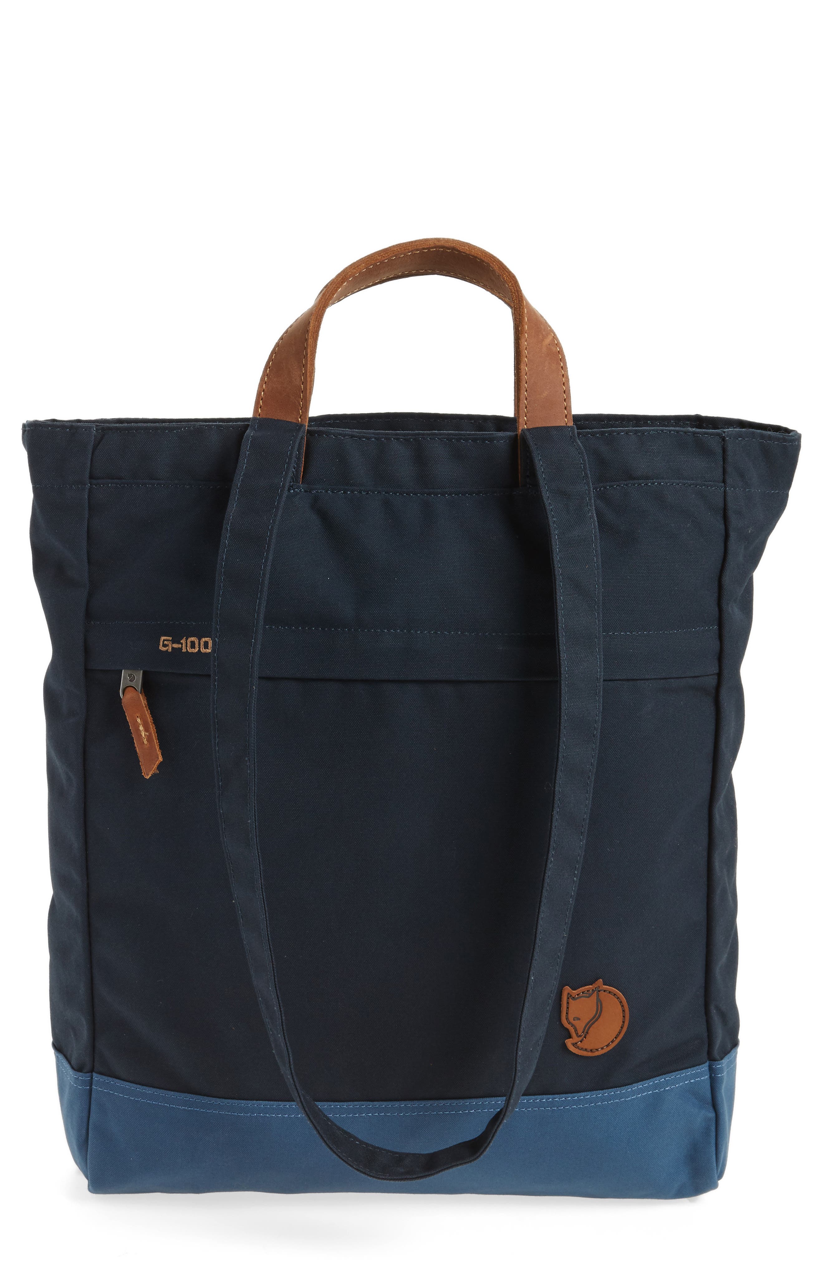 Totepack No.1 Water Resistant Tote, Main, color, DARK NAVY/BLUE