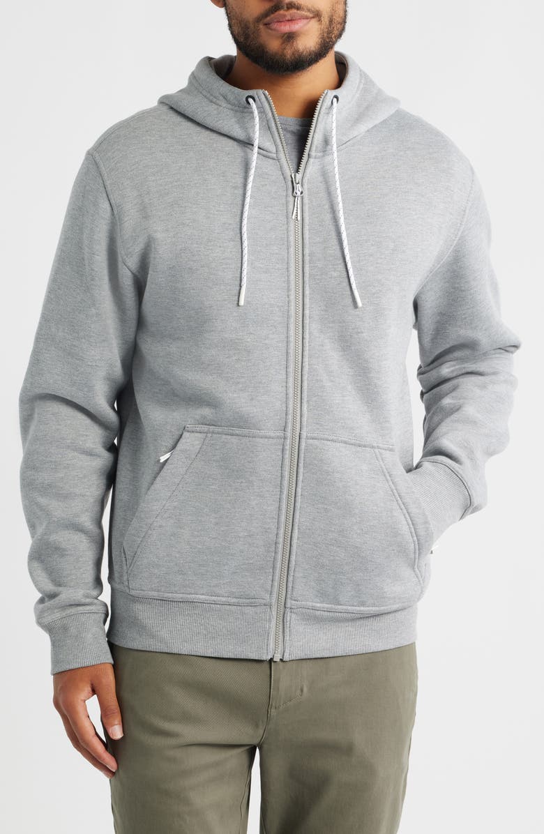Free Fly Northcoast Zip-Up Hoodie, Alternate, color, Heather Grey