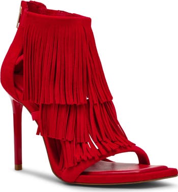 【Steve Madden】スクウェアトゥ スティレットヒール FRINGZY Steve Madden】スクウェアトゥ スティレットヒール FRINGZY
