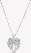 Rizen Jewelry Divine Wings Cross Necklace