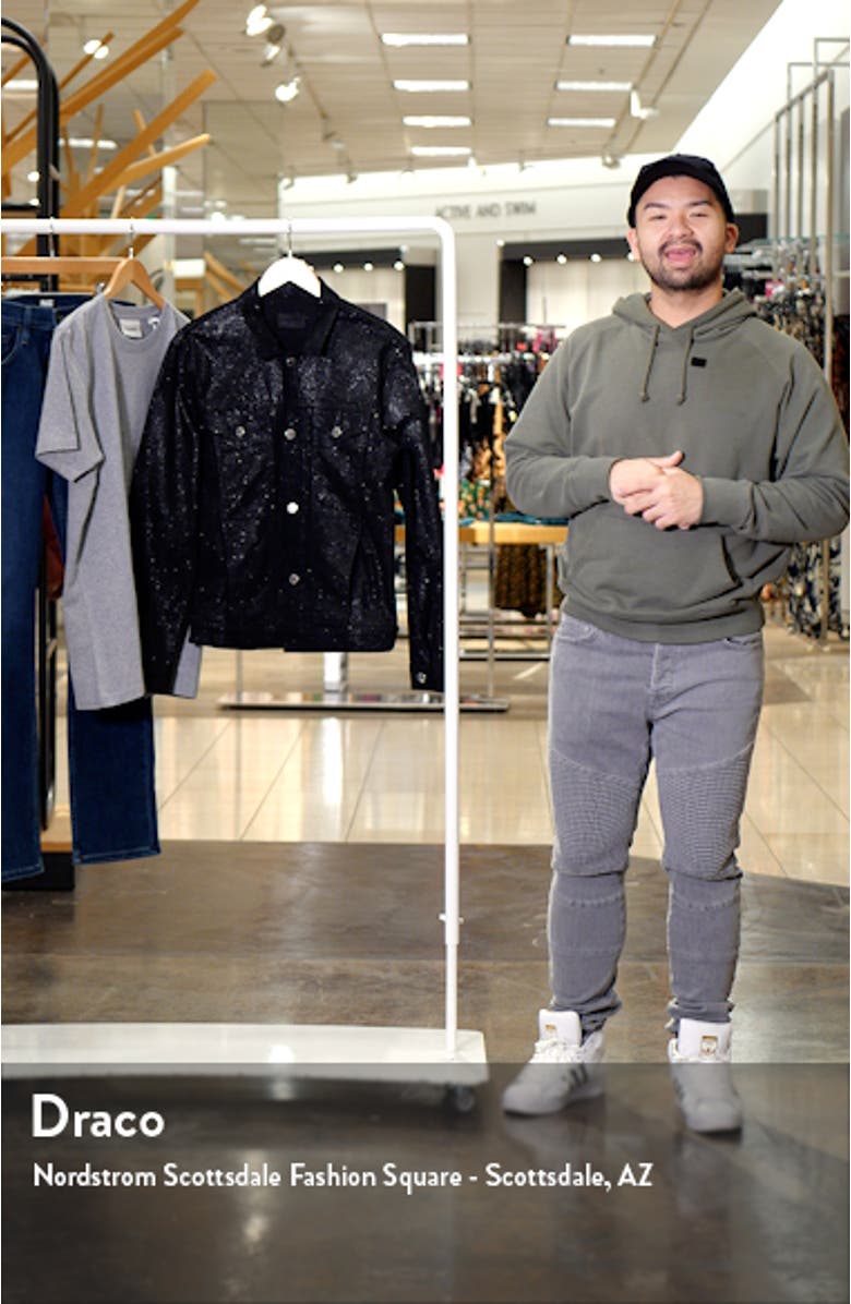 Skyfall Glitter Denim Jacket, sales video thumbnail