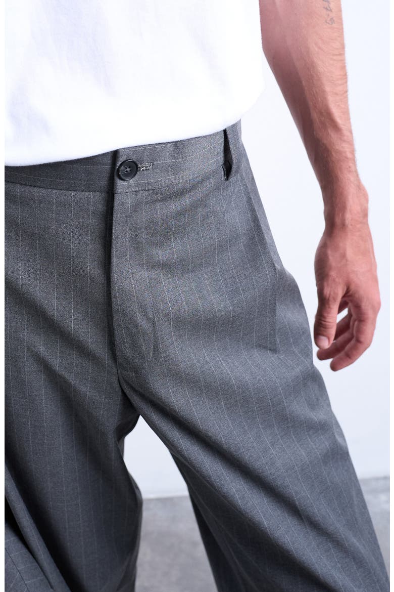 Straight Leg Suit Pants, Alternate, color, CHARCOAL
