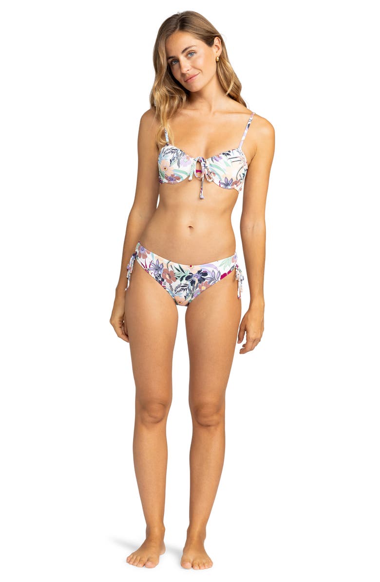 Roxy Beach Classics Side Tie Hipster Bikini Bottoms, Alternate, color, 