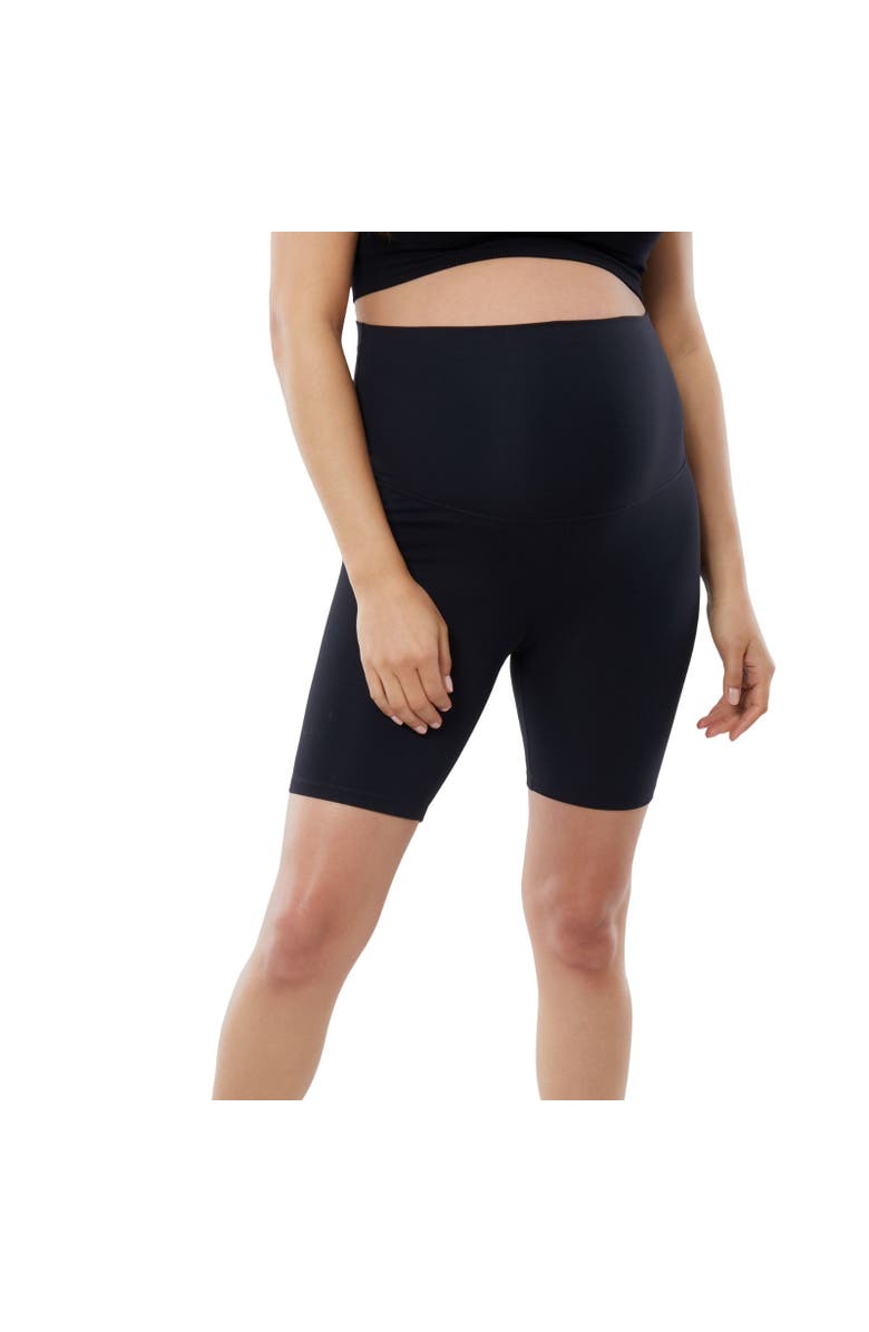 Ingrid & Isabel Maternity Bike Short Bundle, Alternate, color, Black