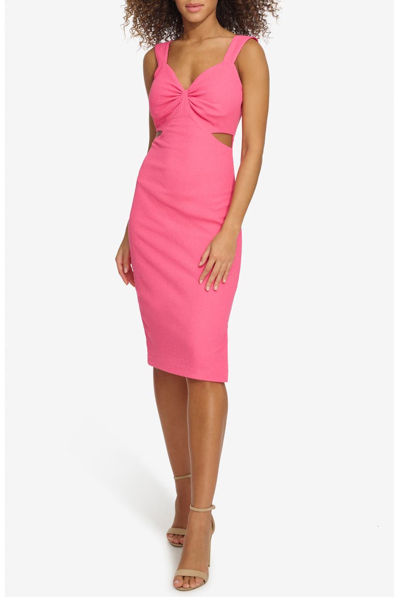 TEXTURED KNIT, Main, color, PINK