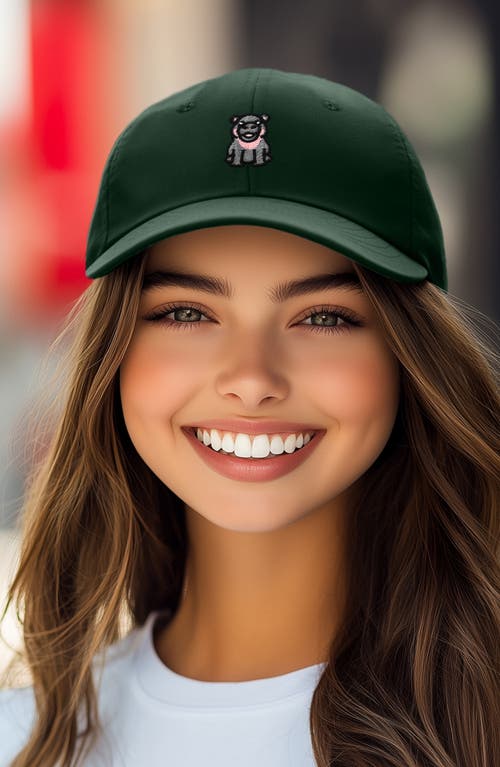 DALIX DALIX HIPPO EMBROIDERED ADJUSTABLE HAT
