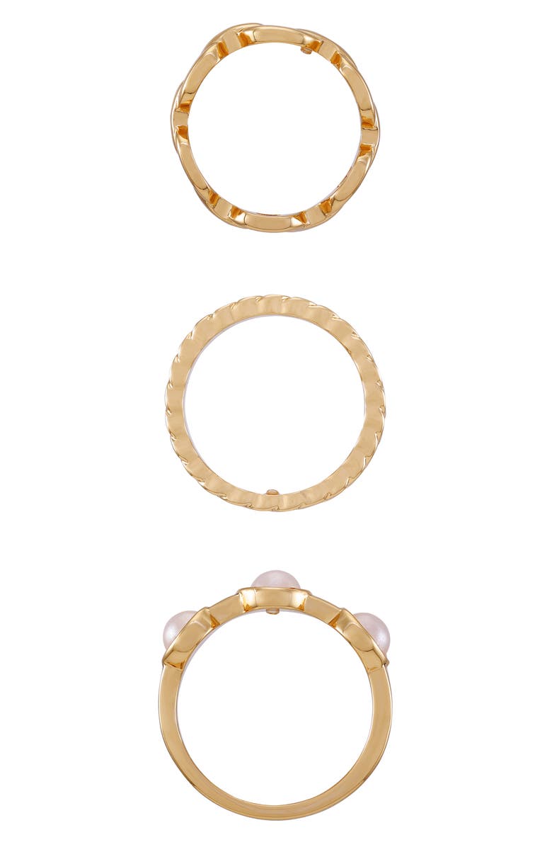 Vince Camuto Assorted 3-Pack Ring Set, Alternate, color,