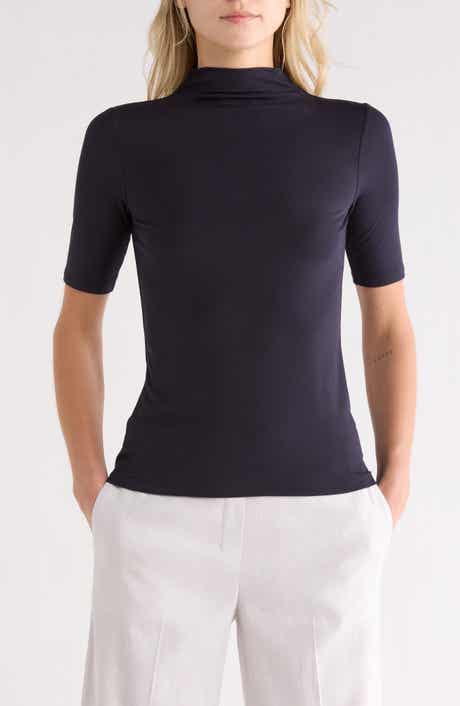 Theory Cruzio Rib Knit Top