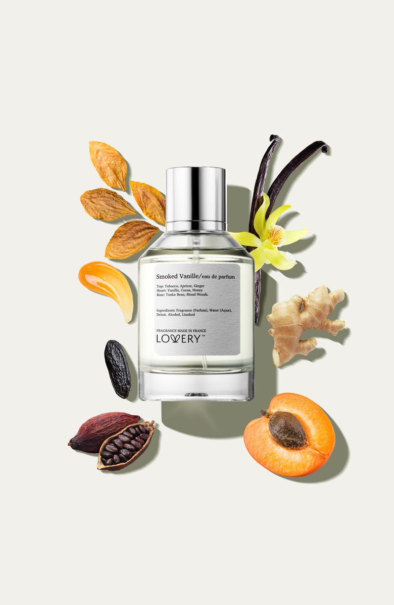 Lovery Smoked Vanille Eau de Parfum Fragrance, Alternate, color, Ivory / Silver