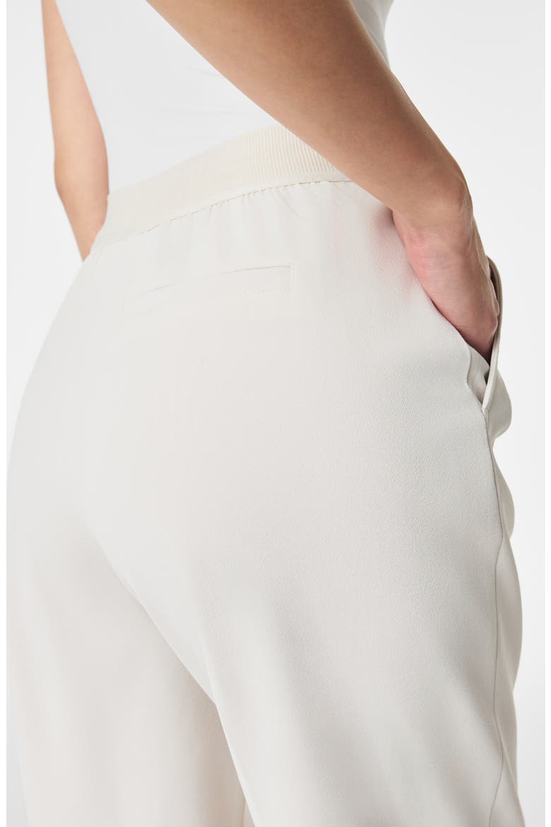 Opacity Crepe Pants, Alternate, color, PARCHMENT