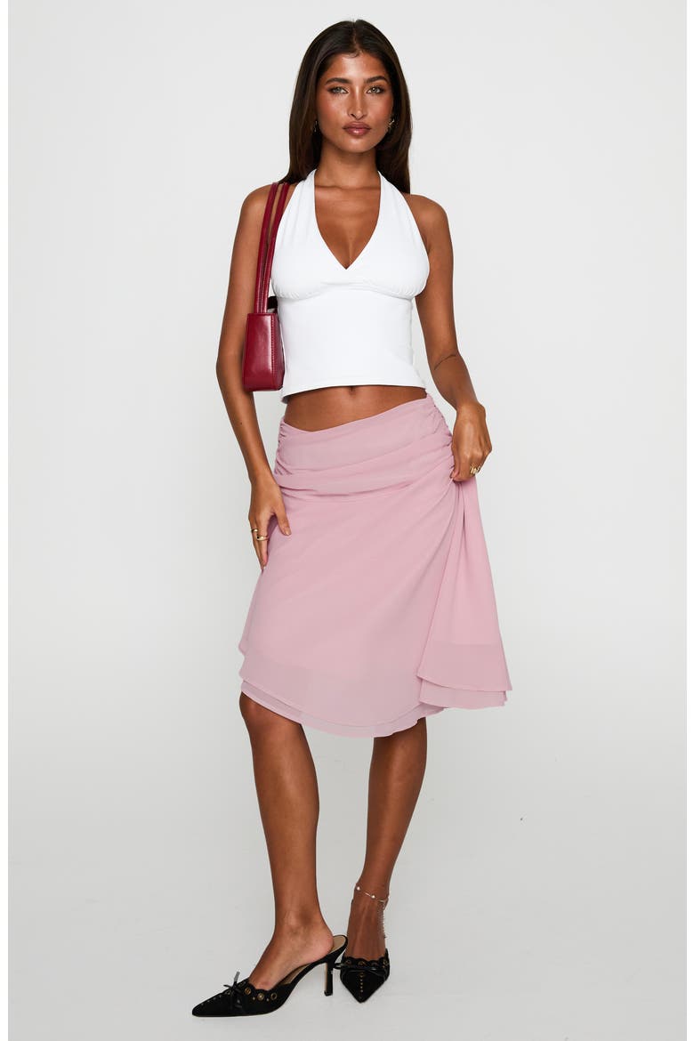 Evanescence Asymmetric Skirt, Alternate, color, PASTEL PINK