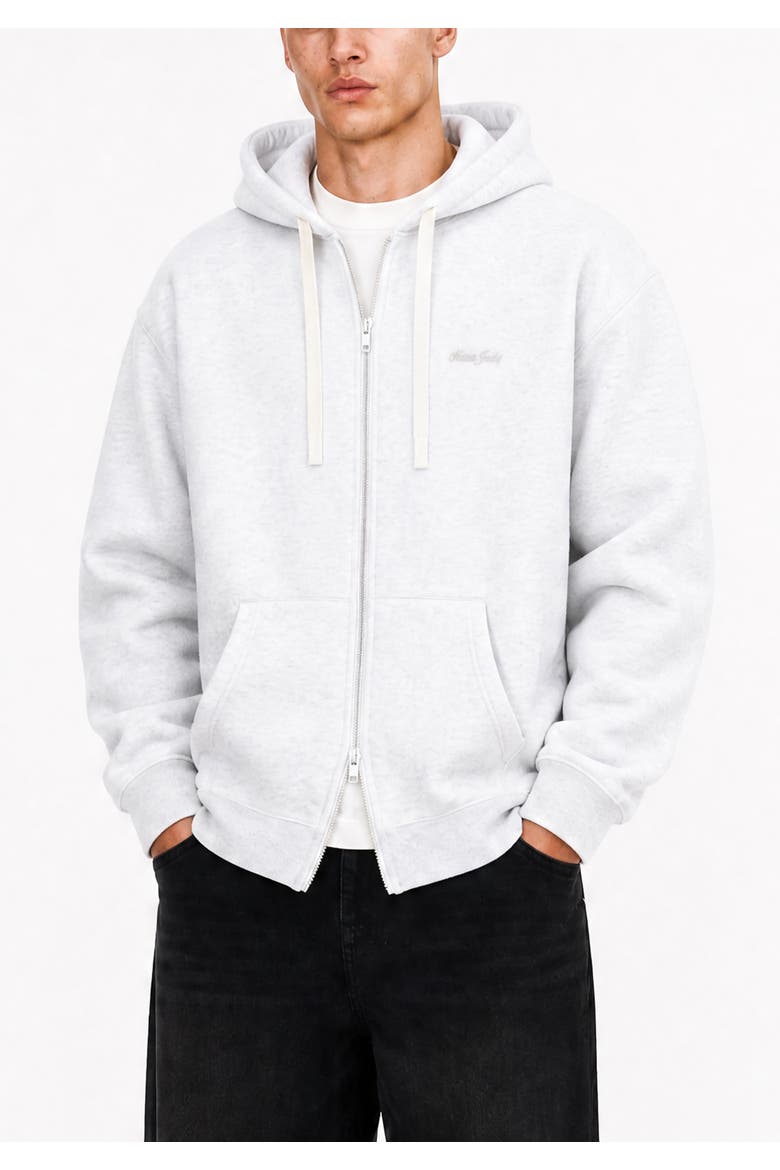Floyd Zip Through Hood, Main, color, white marl