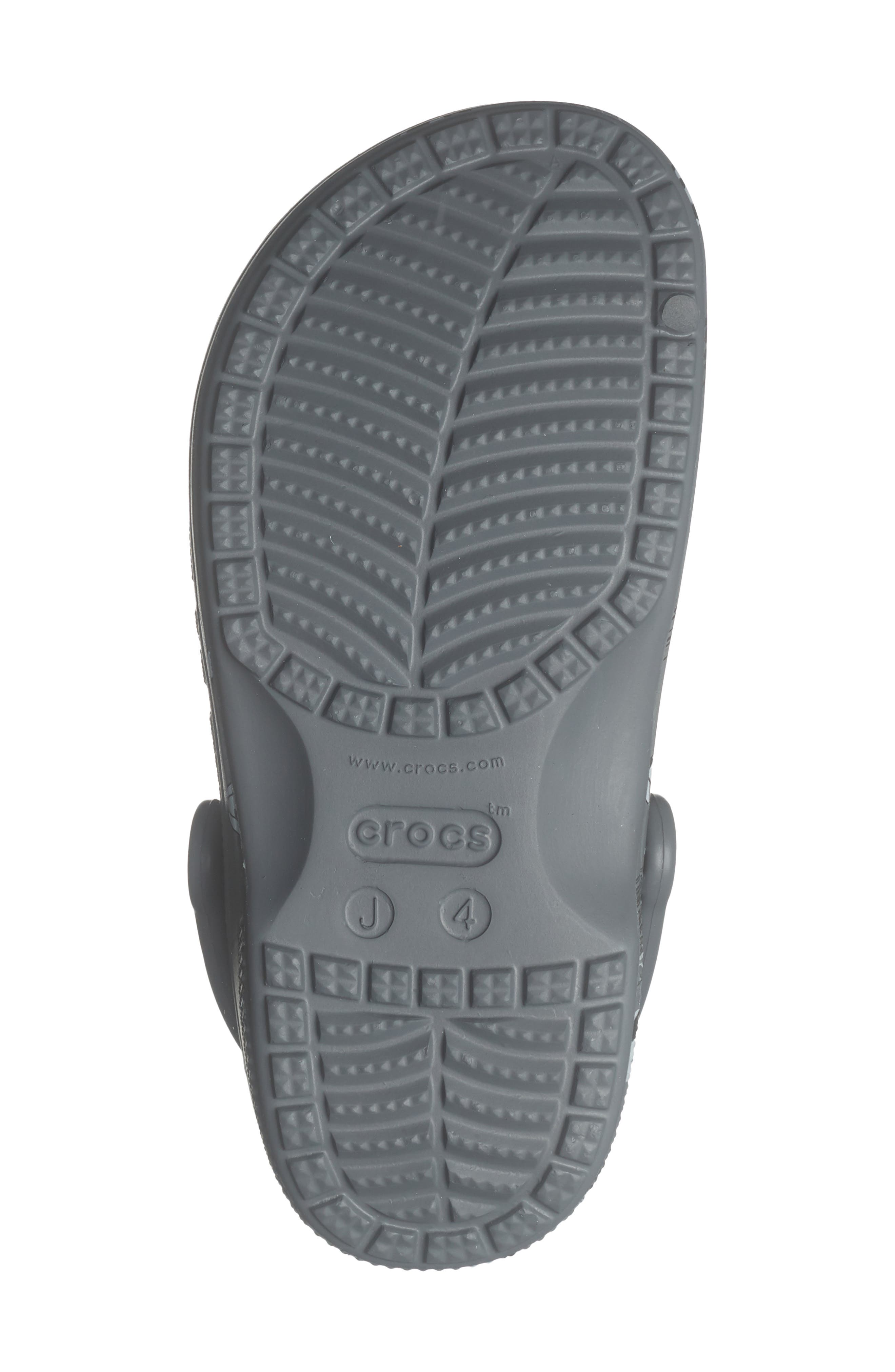 CROCS Kids' Baya Print Clog, Alternate, color, Charcoal