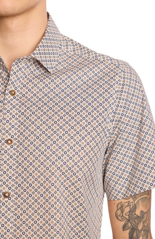 Paisley & Gray Sawyer Short Sleeve Stretch Cotton Button-up Shirt