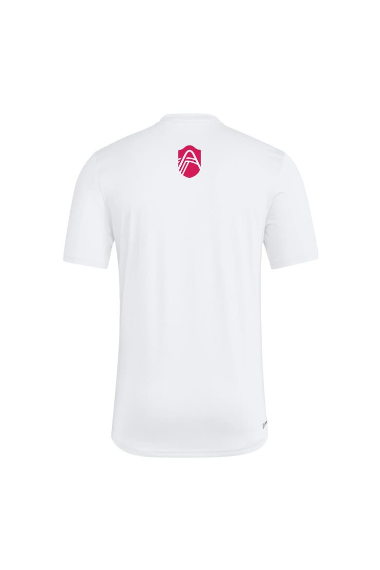 Men's adidas  White St. Louis City SC 2025 Jersey Hook AEROREADY T-Shirt, Alternate, color, White